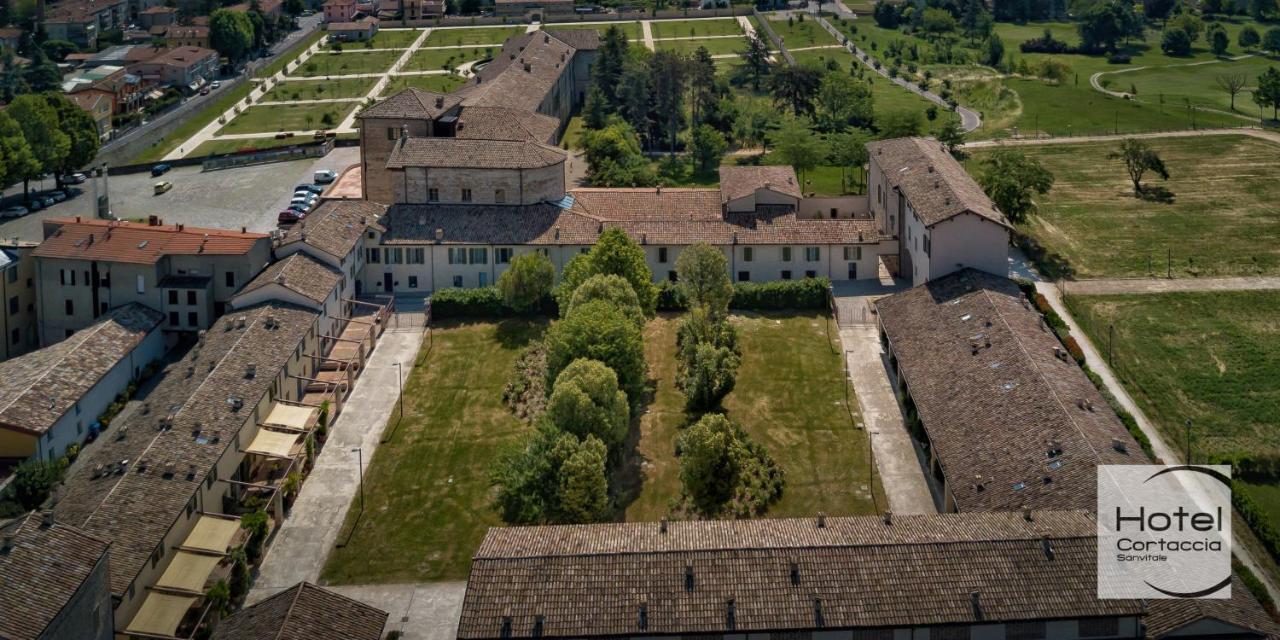 Hotel Cortaccia Sanvitale Sala Baganza Bagian luar foto